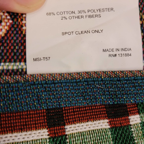 Mainstream International Christmas Table Runner Cut Your Own Trees Red Truck 72" - Picture 5 of 8